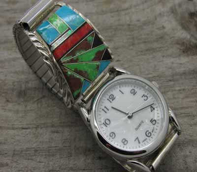 Gemstone Inlay Watch